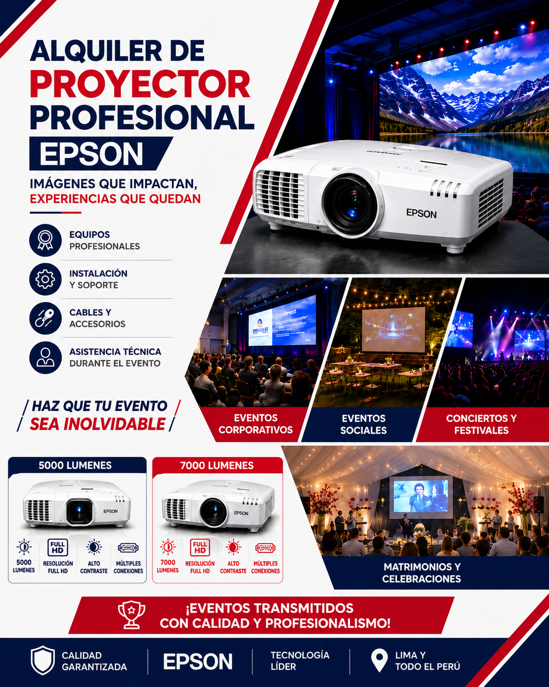 Equipos de sonido profesional