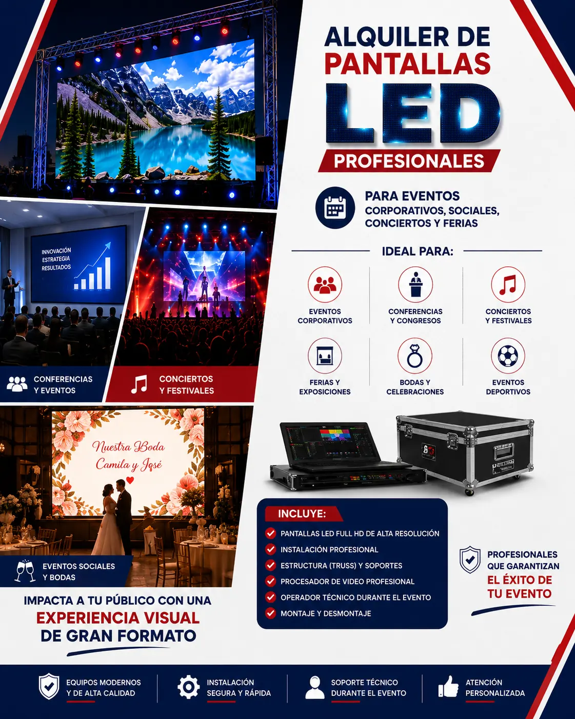 Servicio profesional de drones