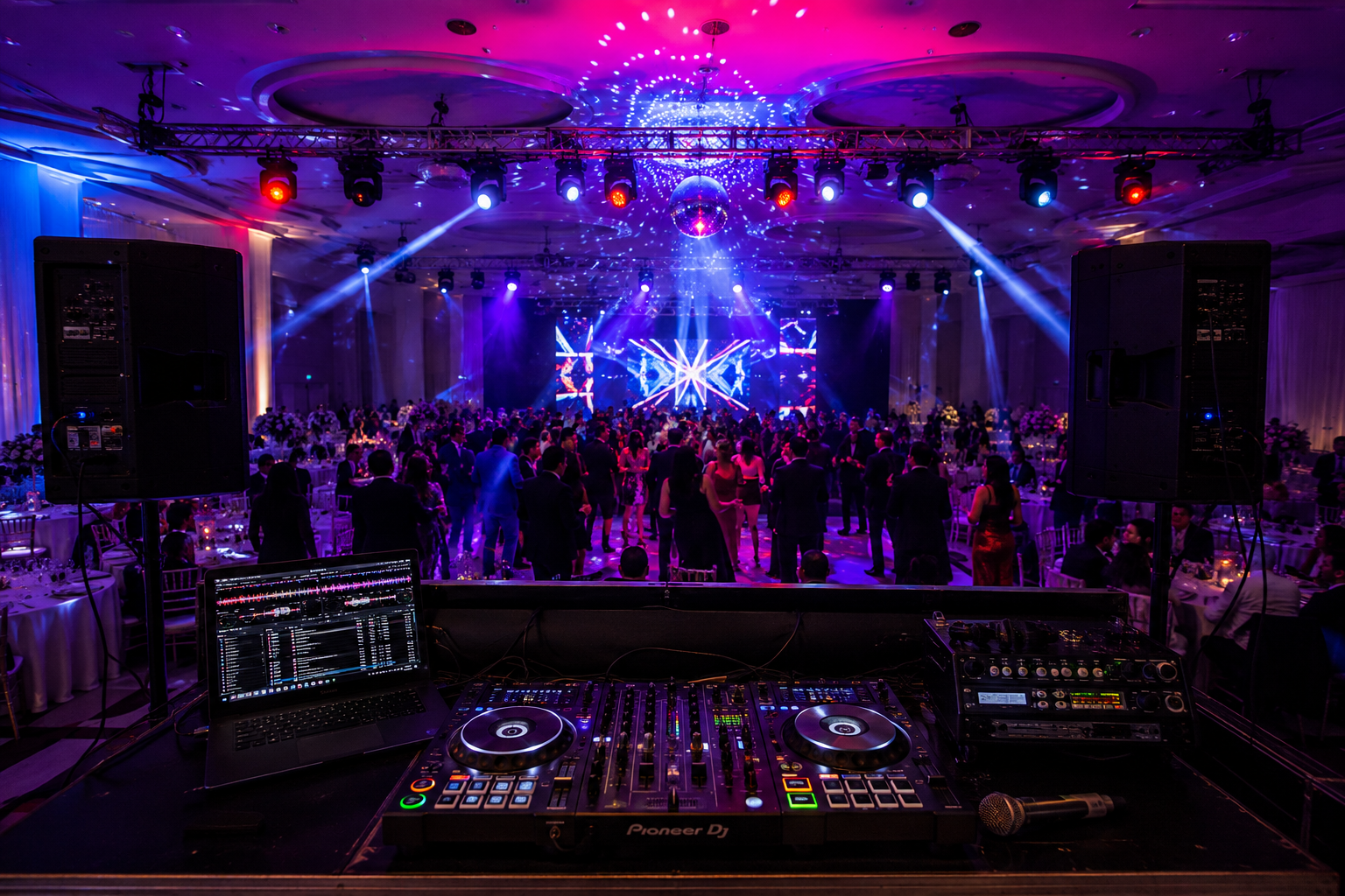 Servicio de DJ, sonido e iluminación profesional para eventos en Lima