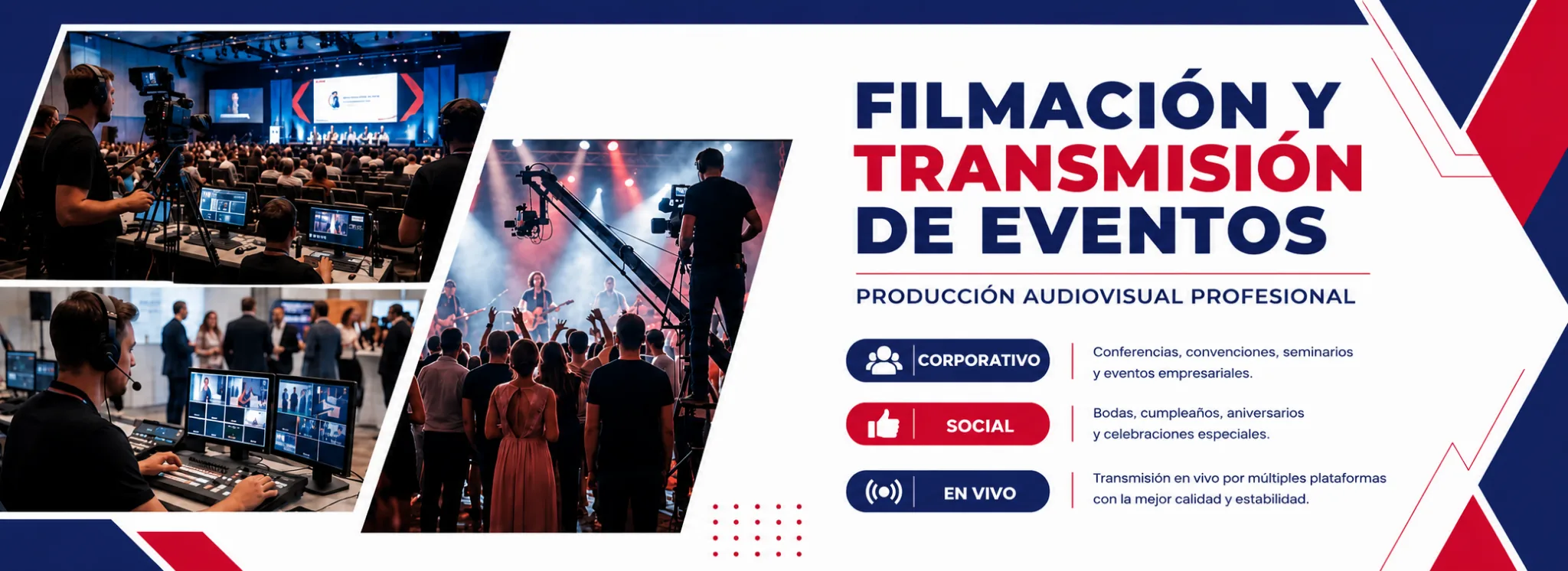 Servicio audiovisual profesional Pinpol Eventos