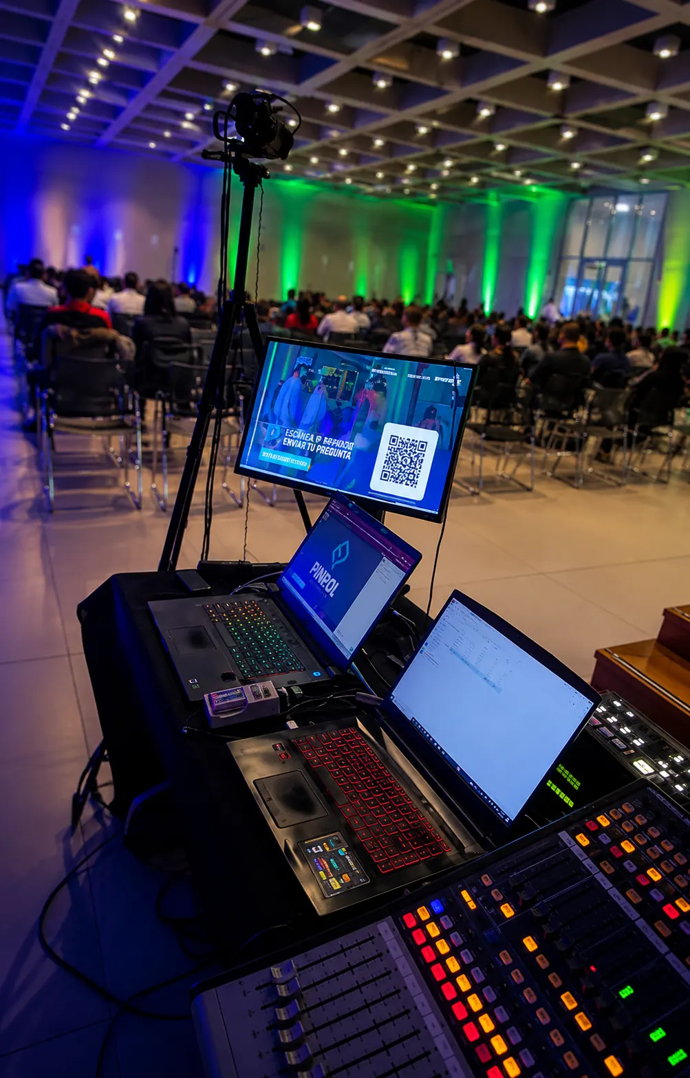 Streaming profesional multicámara para eventos en Lima